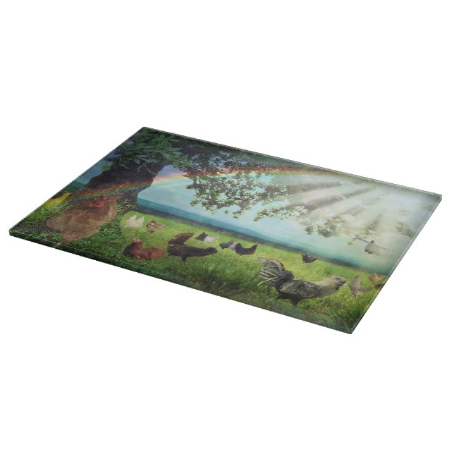 Planche À Découper Ciel de poulet (Coin)