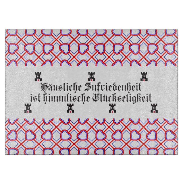 Planche À Découper Citation de Saxons transylvaniens (Devant)