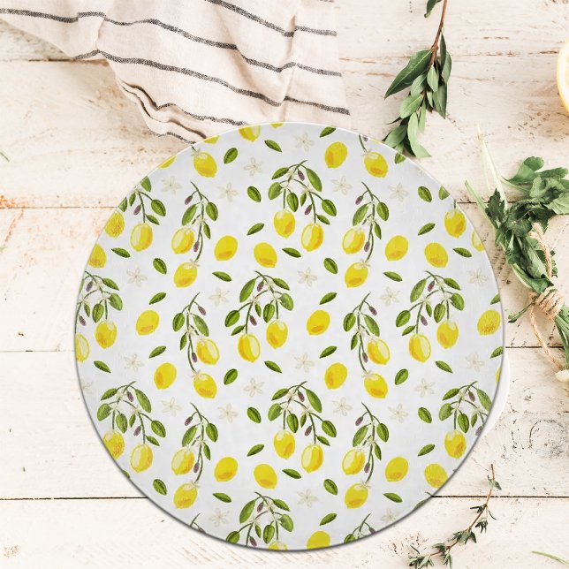 Planche À Découper Citron, Citrus jaune et vert (Créateur téléchargé)