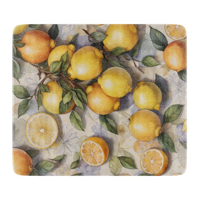 Planche À Découper Citron délicieux (Devant)