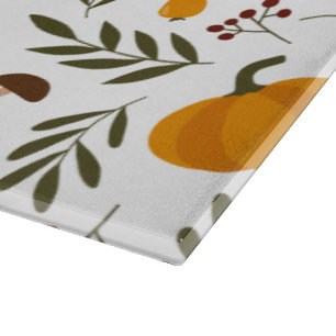 Planche À Découper Citrouilles, grenades et poires