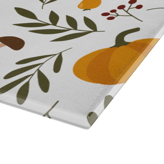 Planche À Découper Citrouilles, grenades et poires (Coin)