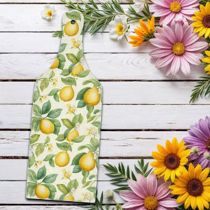 Planche À Découper Citrus aux fleurs de citron méditerranéen