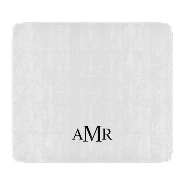 Planche À Découper Classic Personalized Monogram (Devant)