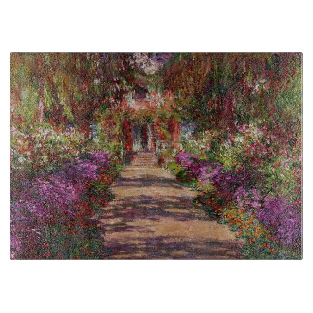 Planche À Découper Claude Monet | A Pathway à Monet's Garden (Devant)