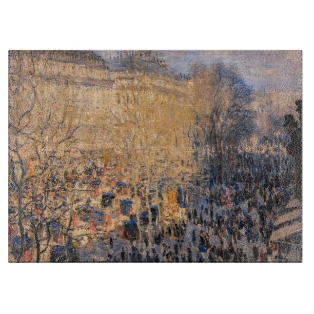 Planche À Découper Claude Monet - Boulevard des Capucines à Paris (Devant)
