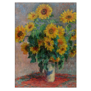 Planche À Découper Claude Monet - Bouquet de Tournesols