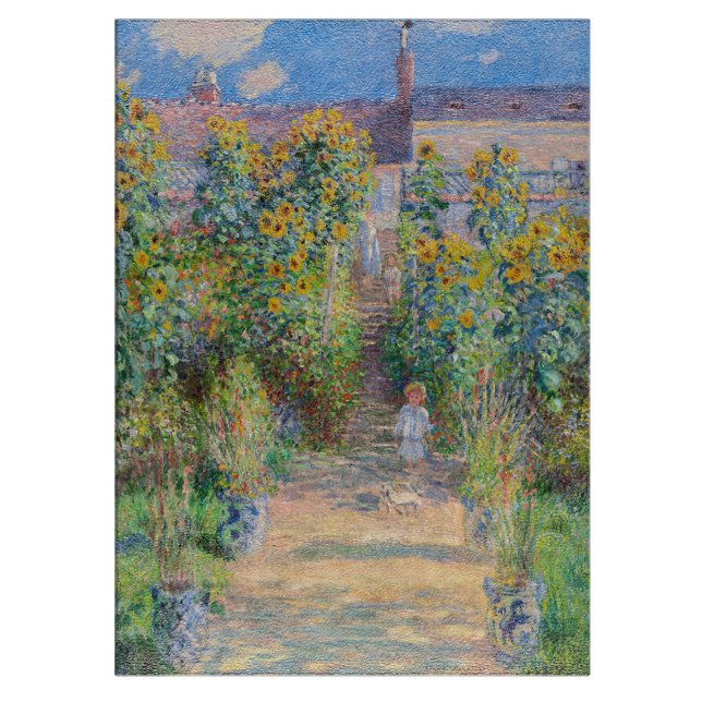 Planche À Découper Claude Monet - Le jardin de l'artiste à Vetheuil (Créateur téléchargé)