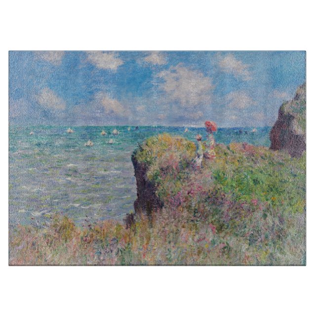 Planche À Découper Claude Monet - Promenade Cliff à Pourville (Devant)