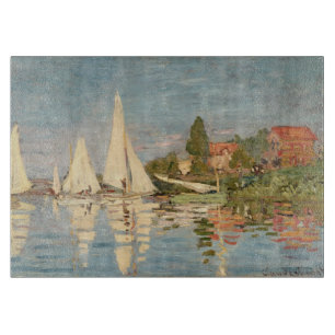 Planche À Découper Claude Monet   Regatta at Argenteuil, c.1872