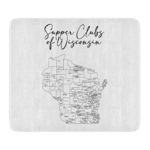 Planche À Découper Clubs de soupe du Wisconsin