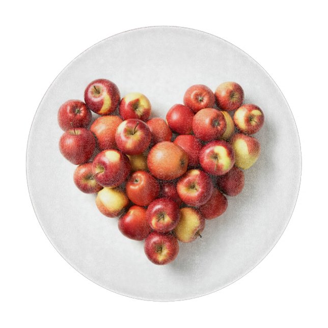 Planche À Découper Coeur Apple (Devant)