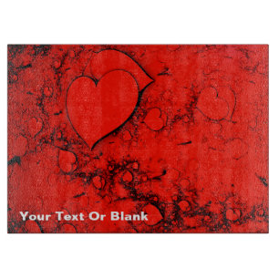 Planche À Découper Coeurs sensibles