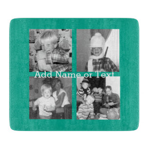 Planche À Découper Collage de photo d'Instagram avec 4 images -