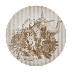 Planche À Découper Collage du Chapelier Fou de Wonderland