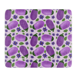 Planche À Découper Collection Blush & Bloom Aubergine – Lilas Doux