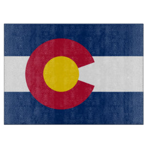 Planche À Découper Colorado : Le drapeau américain du centenaire
