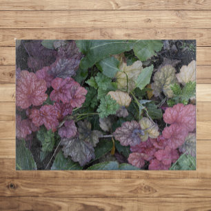 Planche À Découper Colorful Heuchera Plante Feuille Botanique