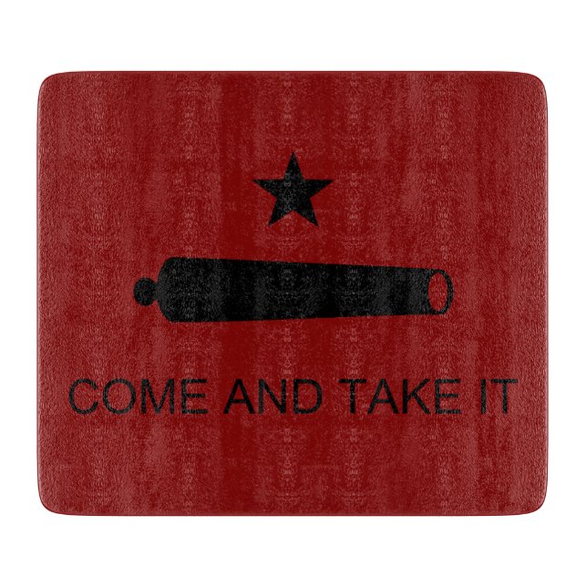 Planche À Découper Come & Take It ! Flag de Texas State (Devant)
