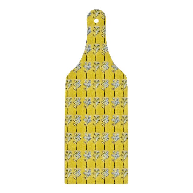 Planche À Découper Commission de coupe de foune jaune (Devant)