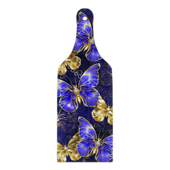 Planche À Découper Composition avec papillons Sapphire (Devant)