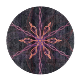 Planche À Découper Conception de fleurs à symétrie radiale