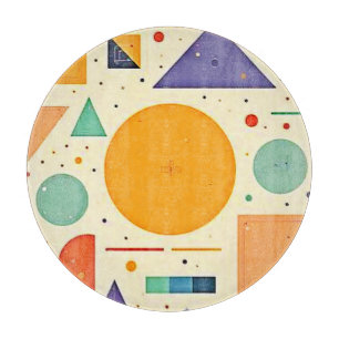 Planche À Découper Conception de formes géométriques Abstraites