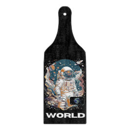 Planche À Découper Conception de l'astronaute mondiale