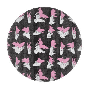 Planche À Découper Conception du Motif vintage à main