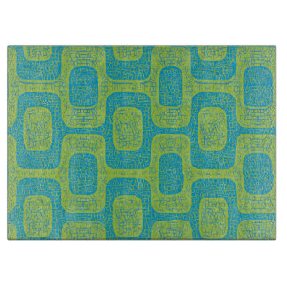 Planche À Découper Conception géométrique moderne du milieu du siècle