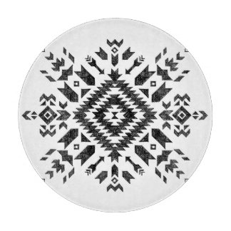 Planche À Découper Conception tribale : Noir Blanc Dessiné À La Main