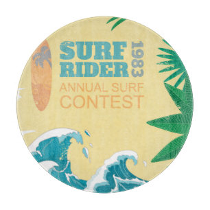 Planche À Découper Concours 1983 de surf de cavalier de surf