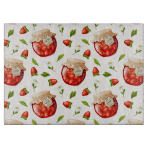 Planche À Découper Confiture aux fraises