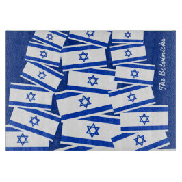 Planche À Découper Conseil d'administration d'Israel Flag Challah - p