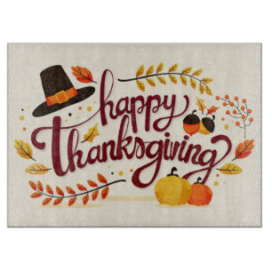 Planche À Découper Conseil de coupe de Thanksgiving