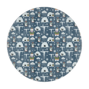 Planche À Découper Conseil de coupe Motif d'hiver