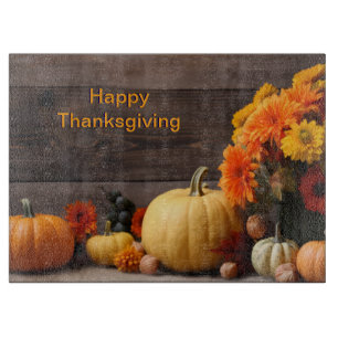 Planche À Découper Conseil de coupe traditionnel d'action de grâces