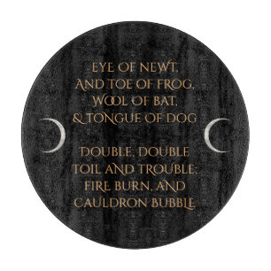 Planche À Découper Conseil de la taille du verre de la sorcière