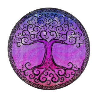 Planche À Découper Conseil de taille du verre - 'arbre celtique de