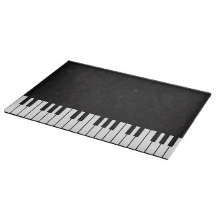Planche À Découper Conseil de taille du verre de clavier de piano