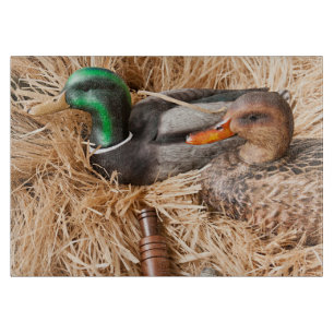 Planche À Découper Conseil de taille du verre de Mallard Drake Huntin