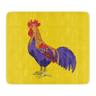 Planche À Découper Conseil décoratif de taille du verre de coq