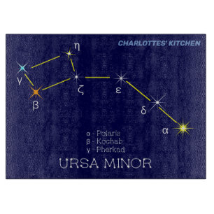 Planche À Découper Constellation de l'hémisphère Nord Ursa mineure
