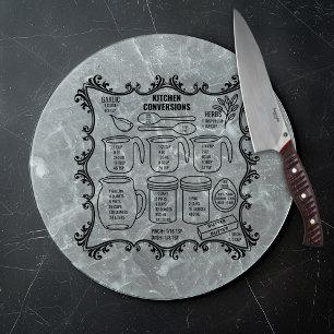 Planche À Découper Conversions et mesures de cuisine