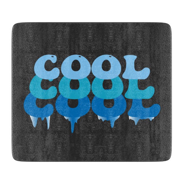 Planche À Découper Cool Blue Funny (Devant)