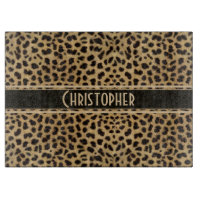 Copie de peau de tache de léopard personnalisée
