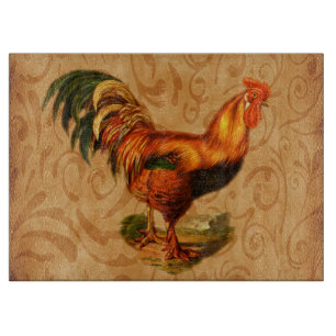 Planche À Découper Coq de campagne