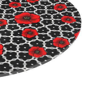 Planche À Découper Coquelicot sur le jardin gothique