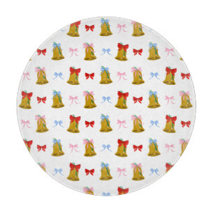 Planche À Découper Coquette Noël cloches et vaches Preppy Classic