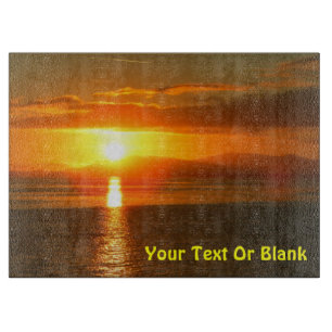 Planche À Découper Coucher de soleil du passage intérieur